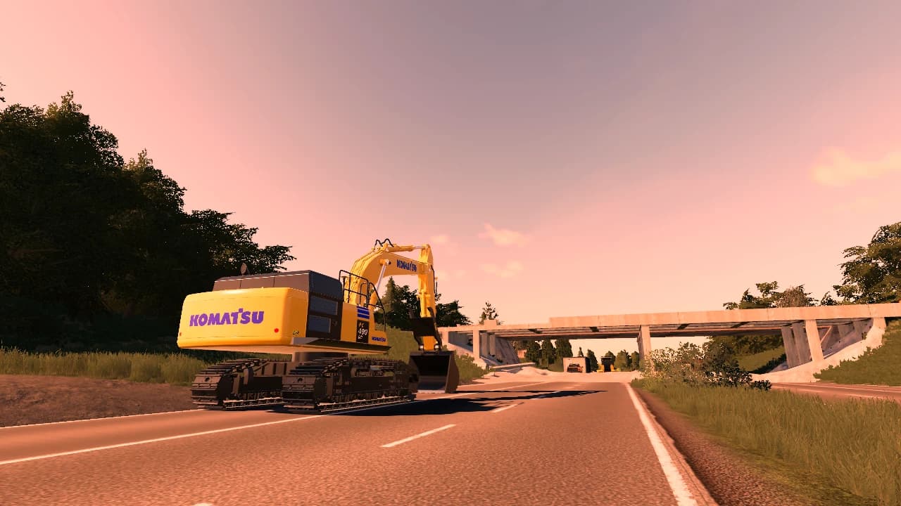 LARGE KOMATSU EXCAVATOR
