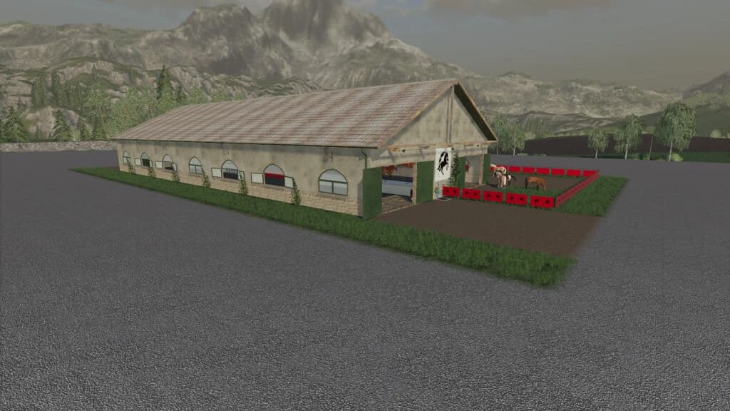 LARGE SPANISH HORSE STABLE 3