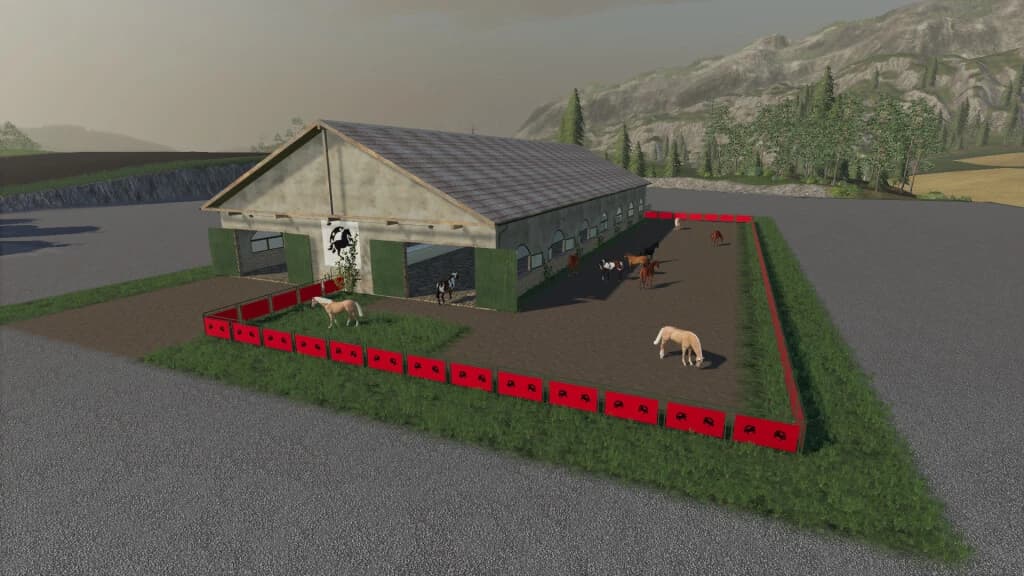 LARGE SPANISH HORSE STABLE 2