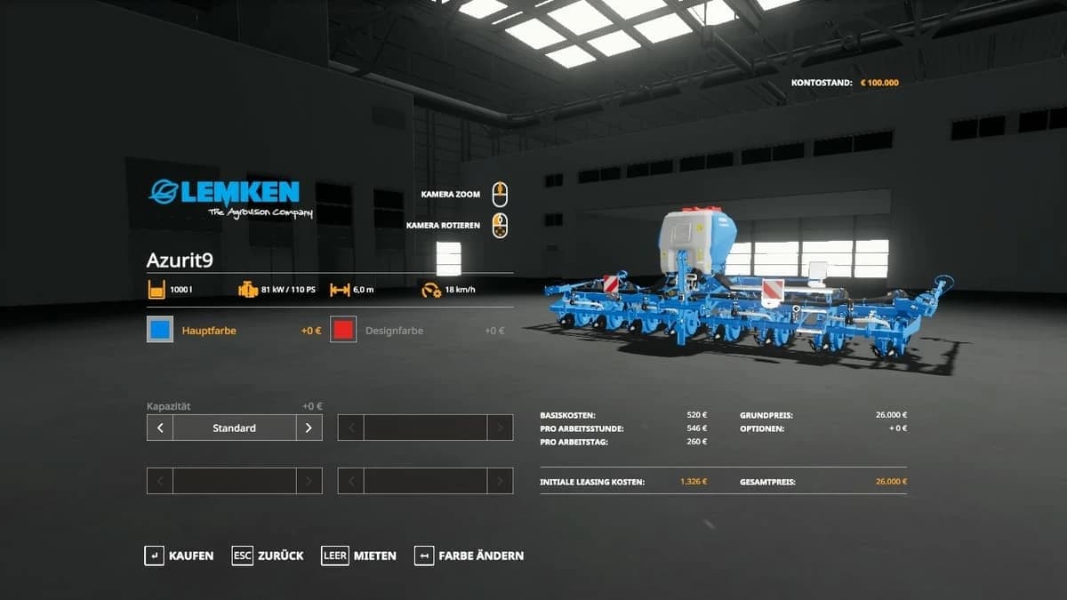LEMKEN AZURIT9 &amp; LEMKEN SOLITAIR23 MULTIFRUIT 4