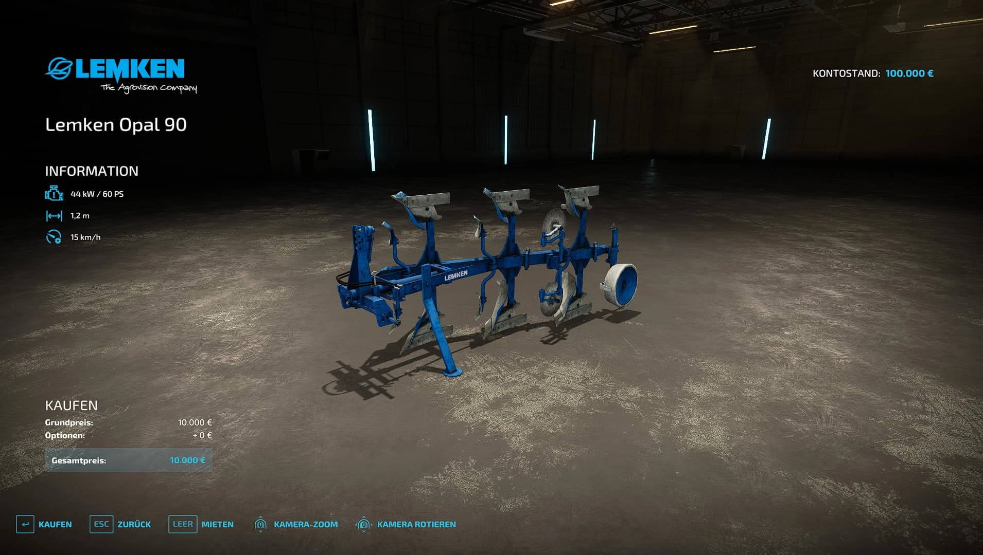 LEMKEN OPAL 90 3