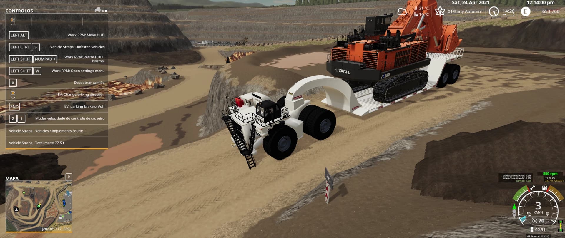 LIEBHERR T284 + MEGATRAILER (SHORT VERSION)