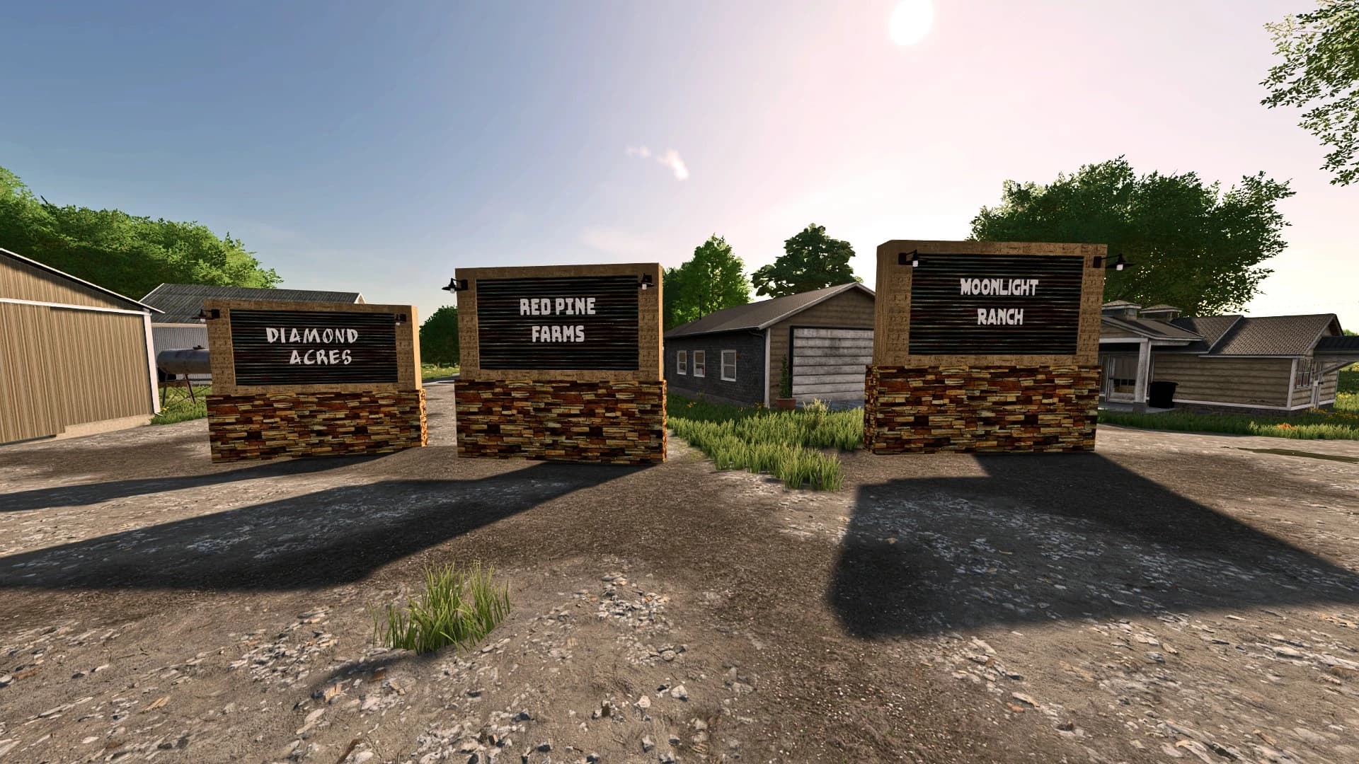 LIGHTED FARM SIGNS 2