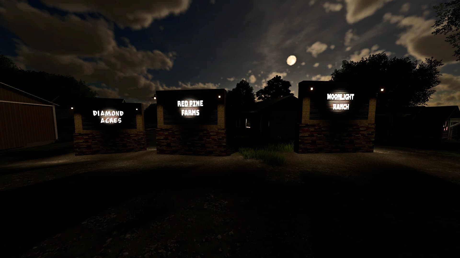 LIGHTED FARM SIGNS