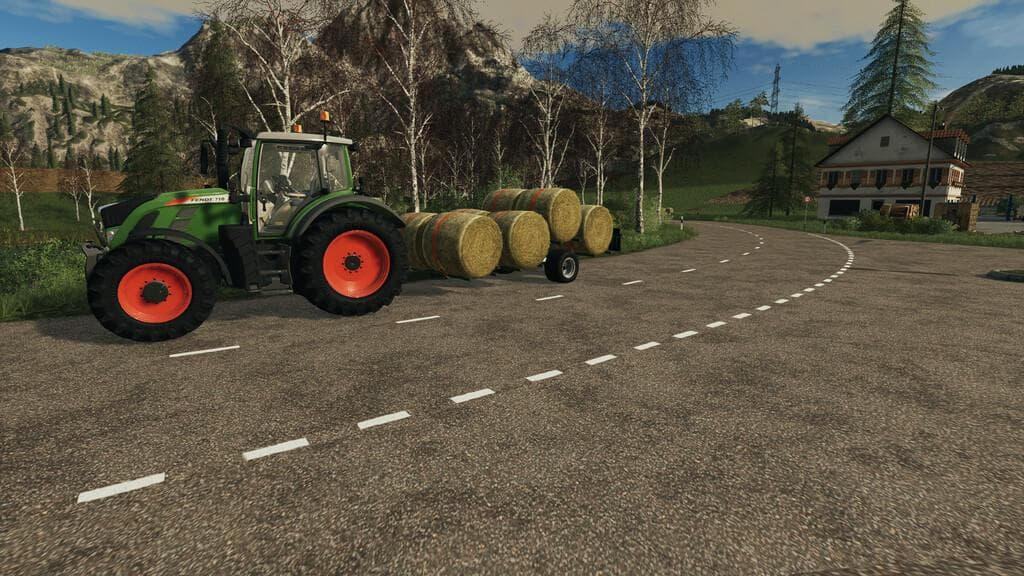 LIZARD 8 BALE TRAILER
