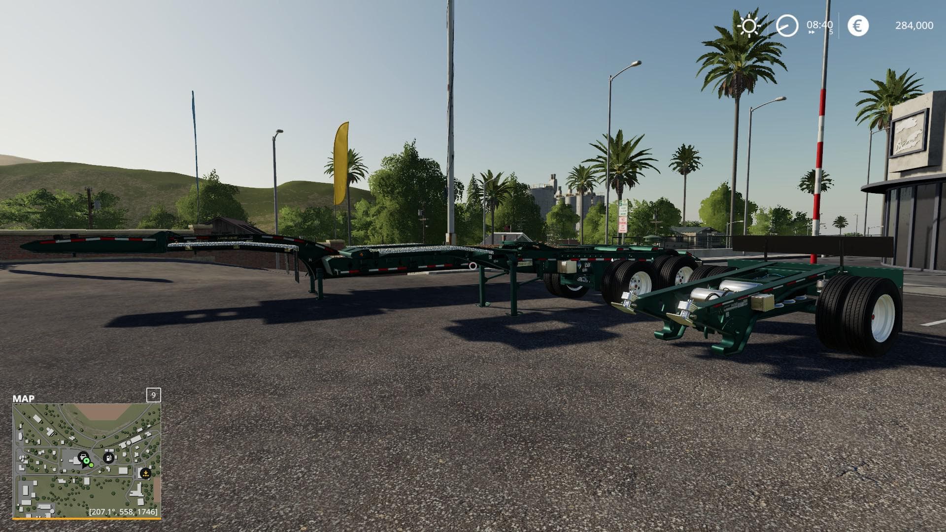 LOAD KING 50 TON OILFIELD TRAILER W/JEEP AND BOOSTER 2