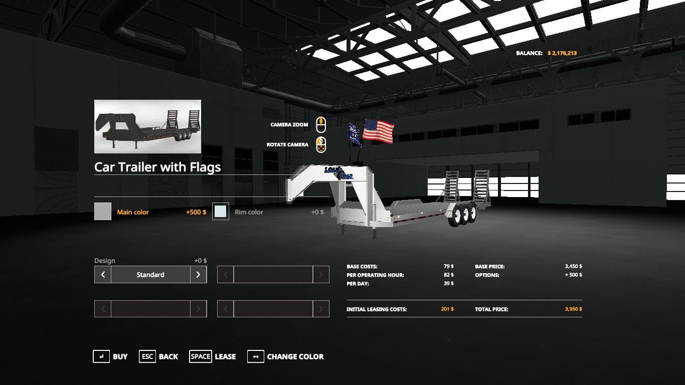 LOADTRAIL TRIAXL WTH FLAGS