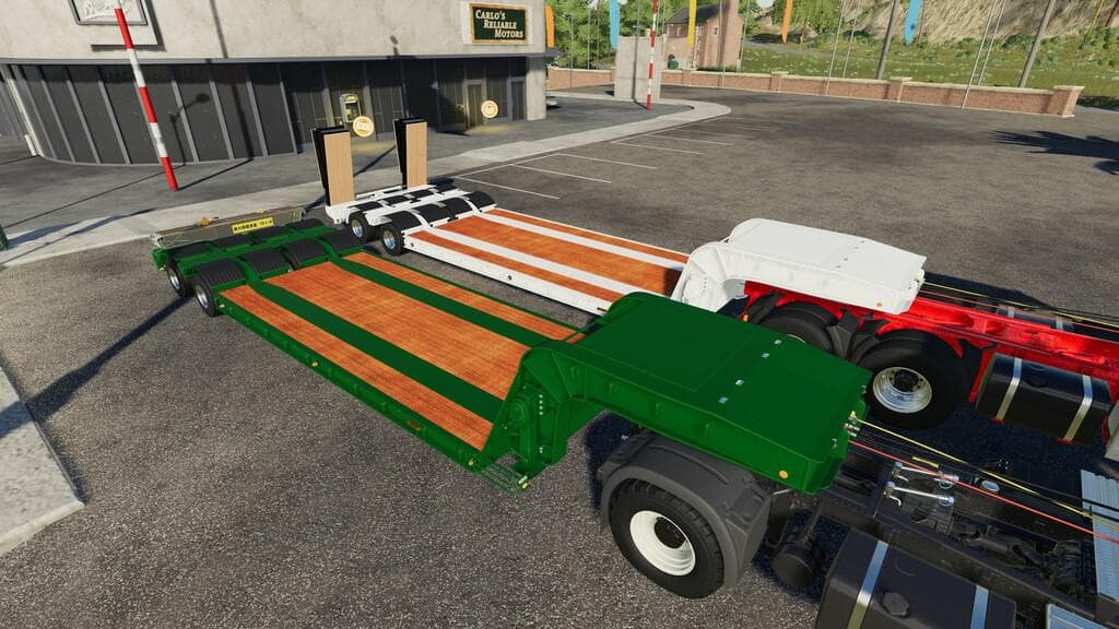 LOWLOADER WITH 16 WHEELS 2