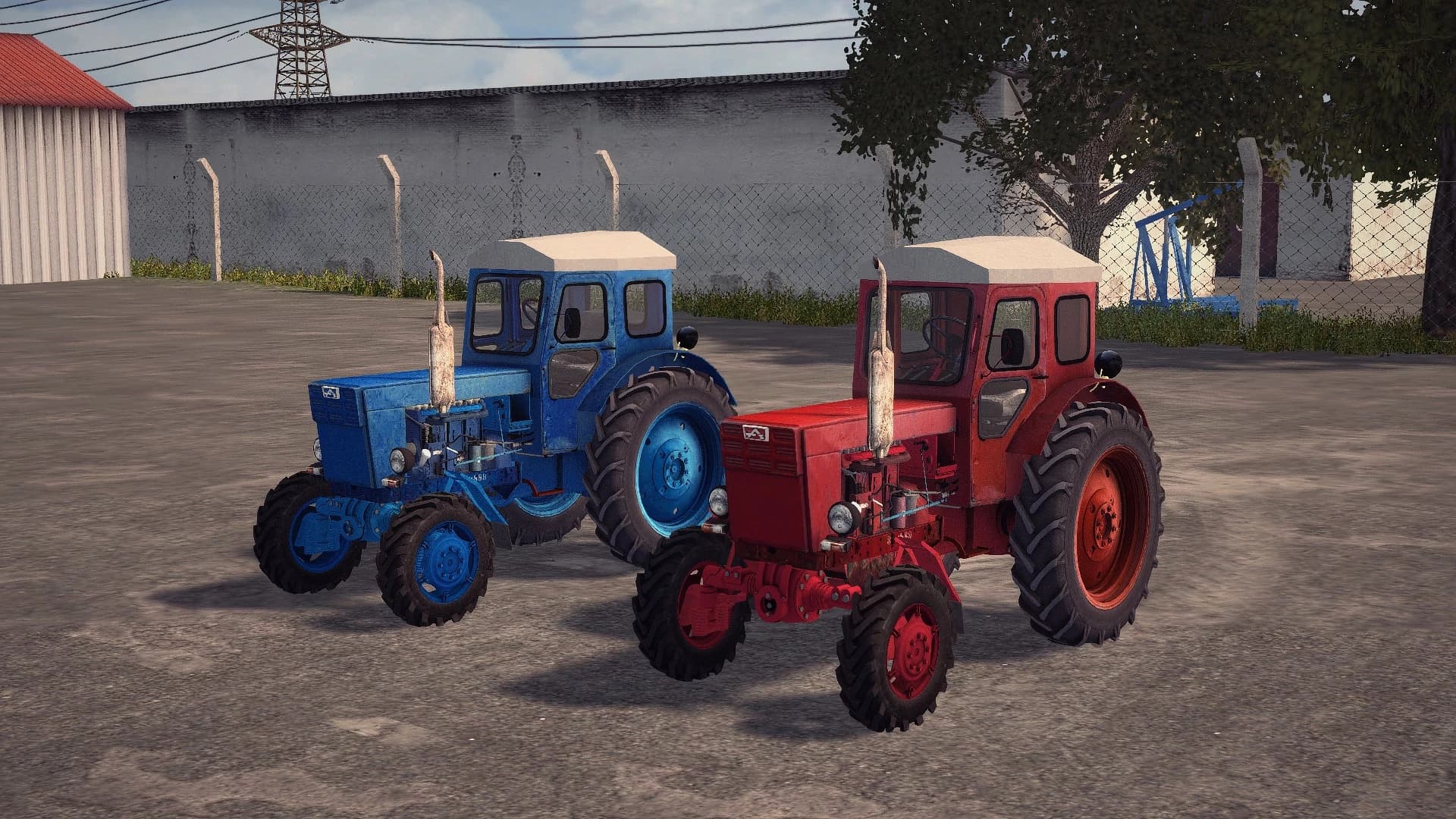 LTZ Т 40АМ 4WD BLUE AND RED