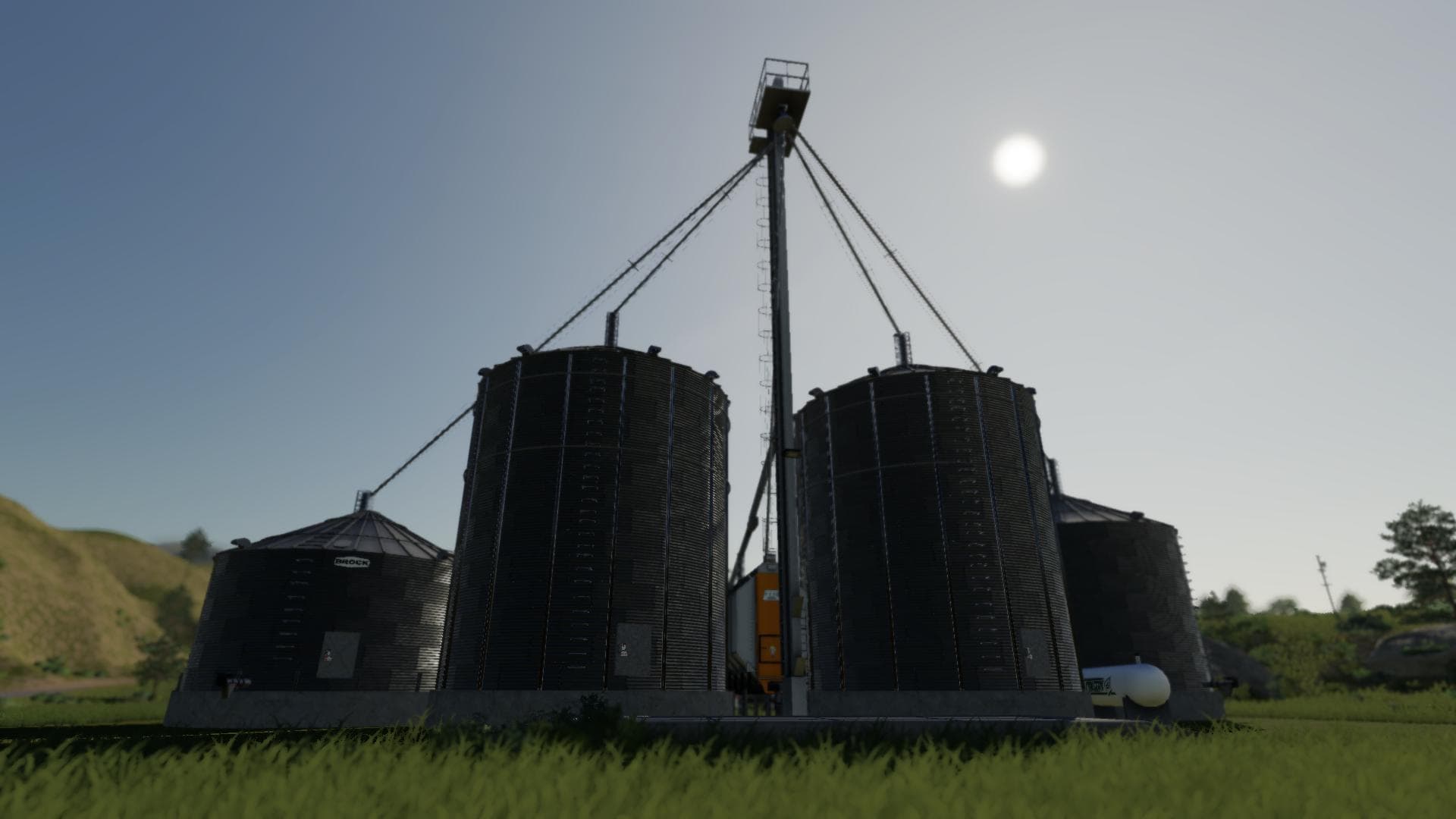 US grain silo complex with dryer 2