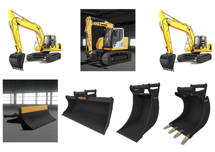 Liebherr R914C and Tools