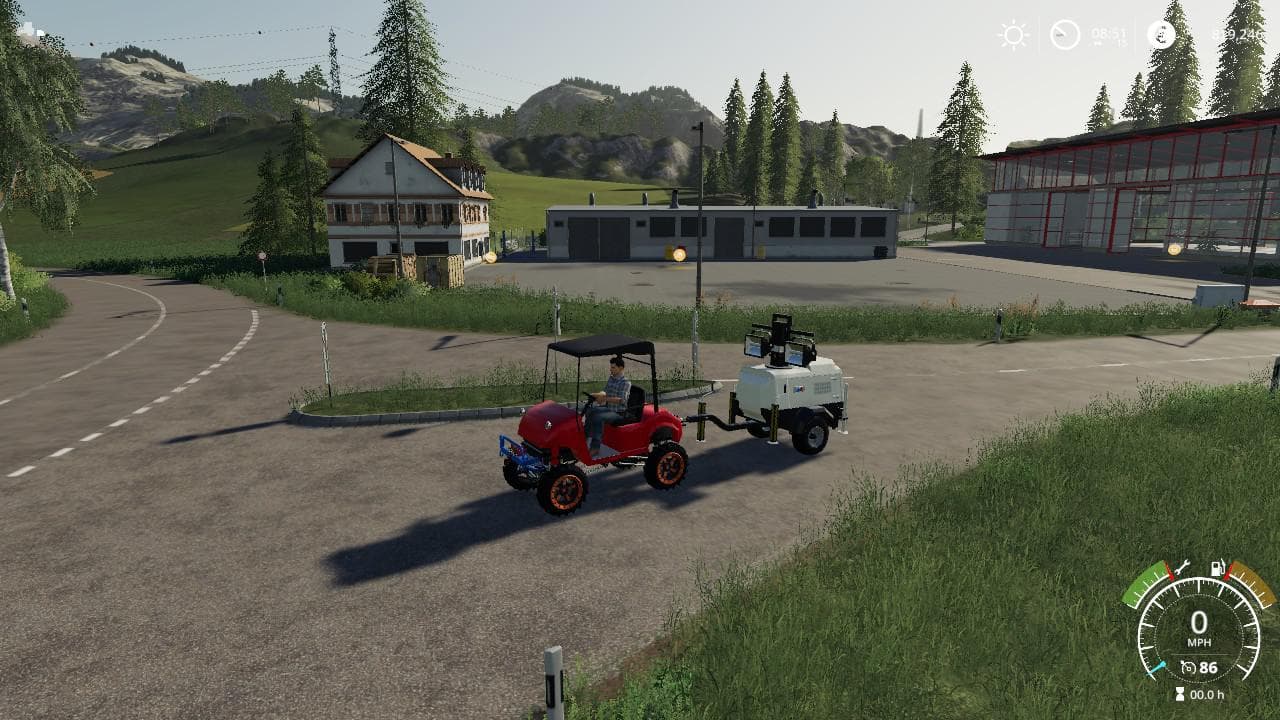 Lifted Offroad GolfCart 2