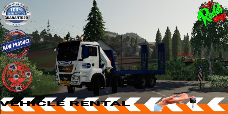 MAN 8X4 RENTAL KRAN BLEU BLANC 3