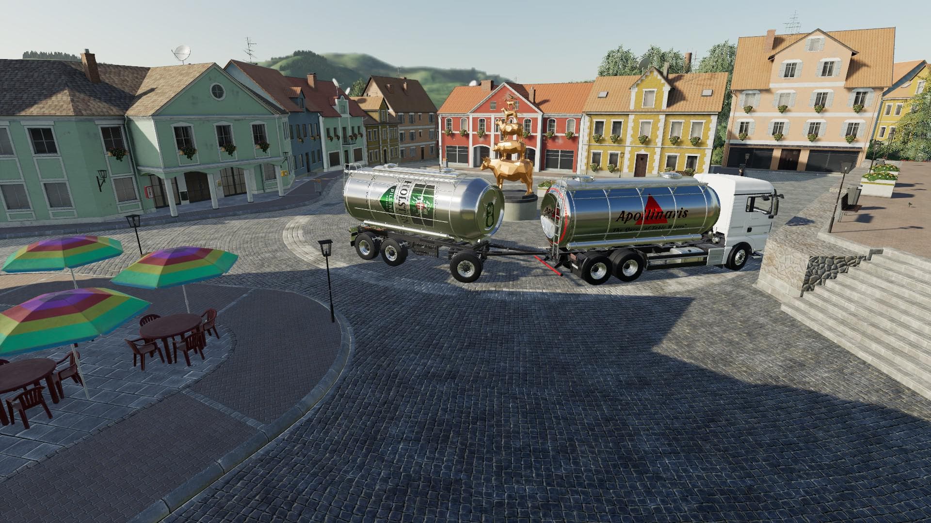 MAN TANK LKW MIT ANHANGER 2