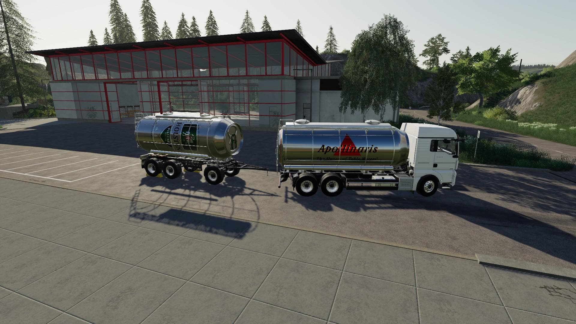 MAN TANK LKW MIT ANHANGER