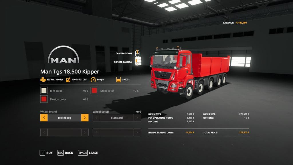 MAN TGS 18.500 Kipper
