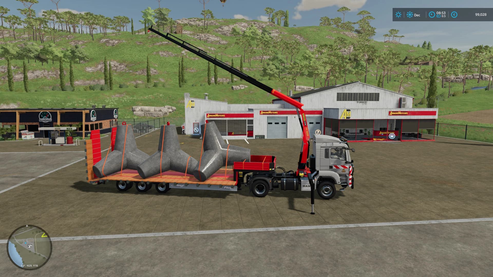 MAN TGS PALFINGER CRANE 4