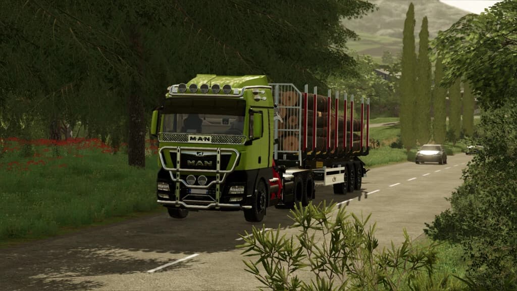 MAN TGX FOREST SEMI-TRUCK 3