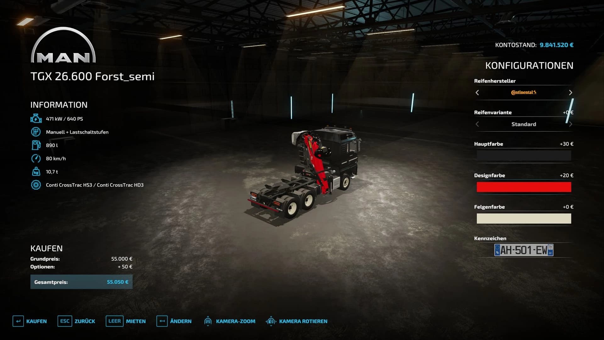 MAN TGX FORST SEMI 2