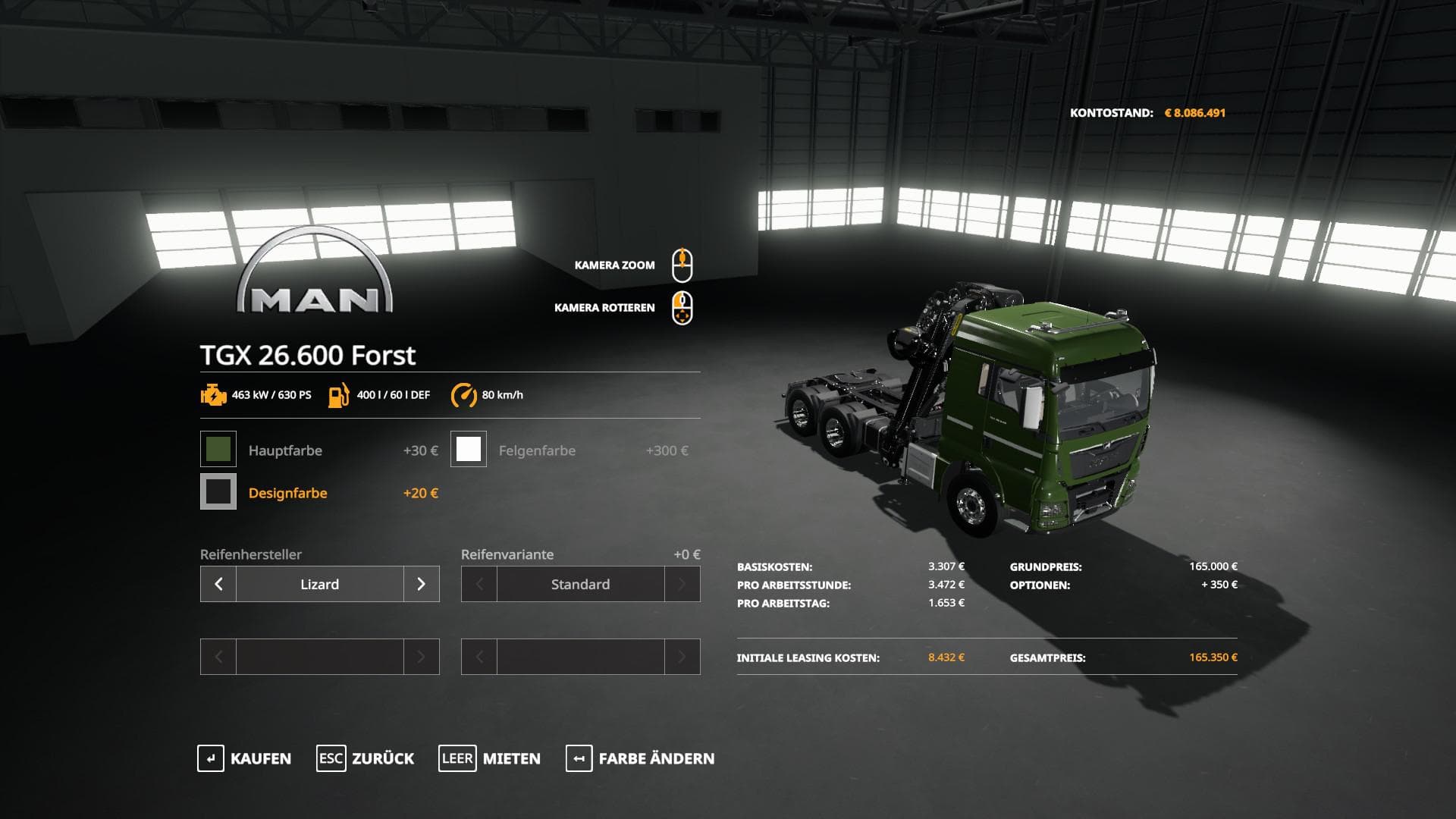 MAN TGX FORST SEMI 2
