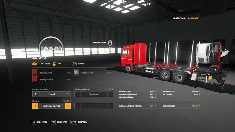MAN forest truck MP