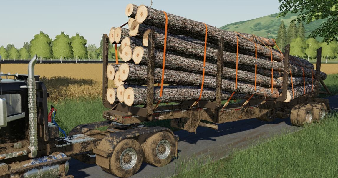 MANAC 45FT LOG TRAILER 3