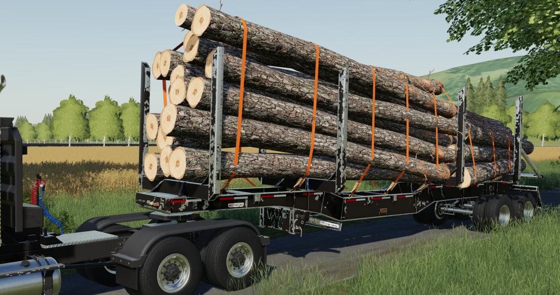MANAC 45FT LOG TRAILER 2