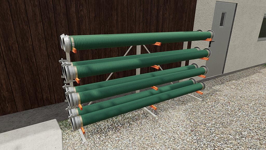 MANURE HOSE STORAGE