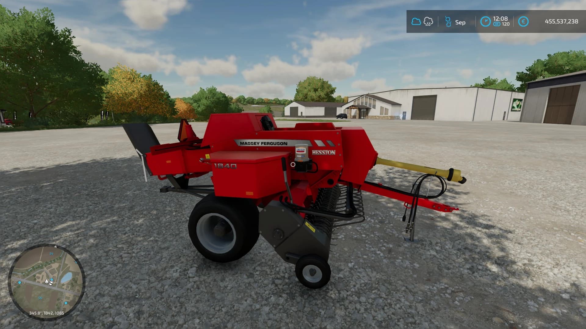 MASSEY FERGUSON HESSTON 1840 4