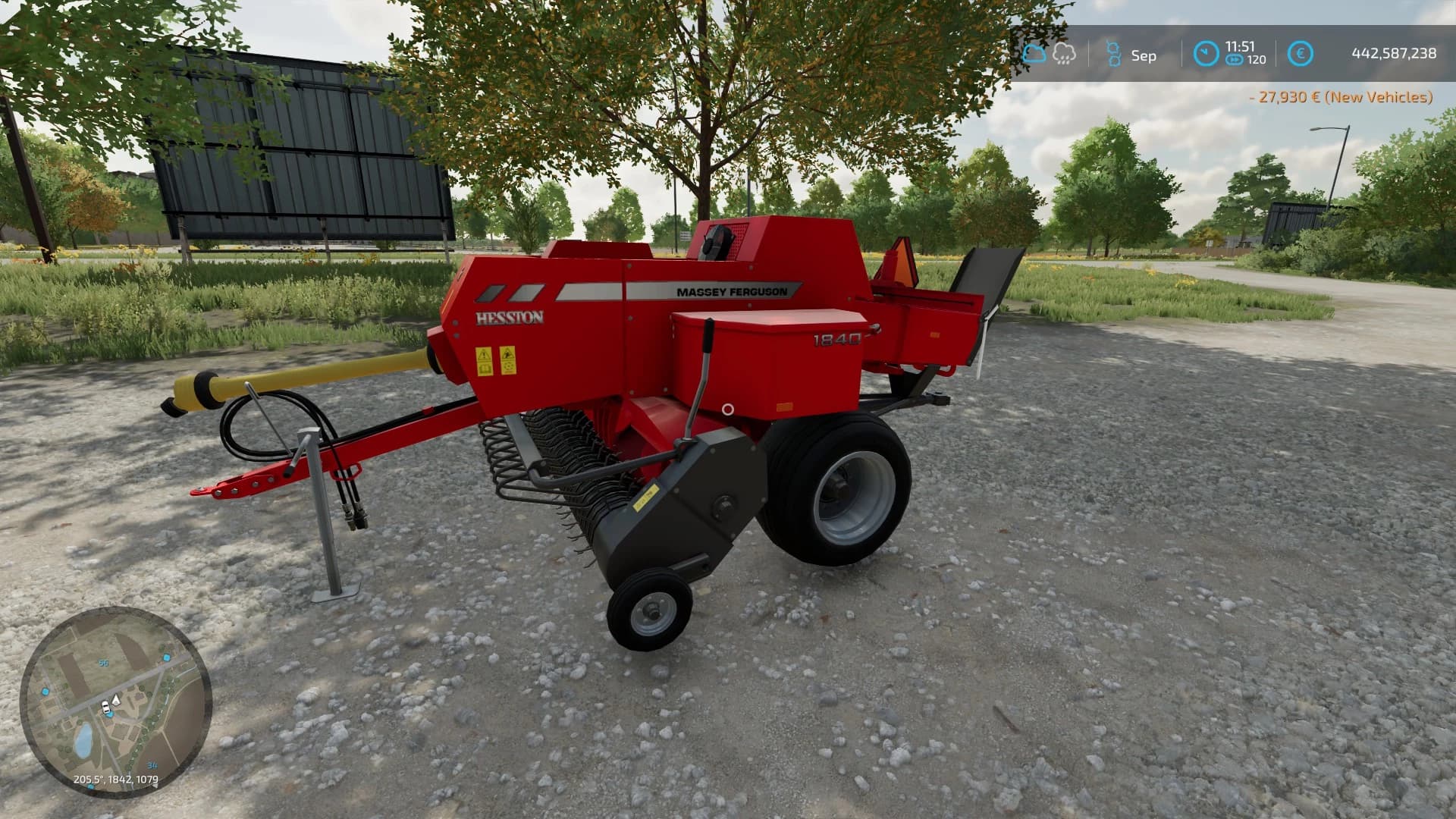 MASSEY FERGUSON HESSTON 1840