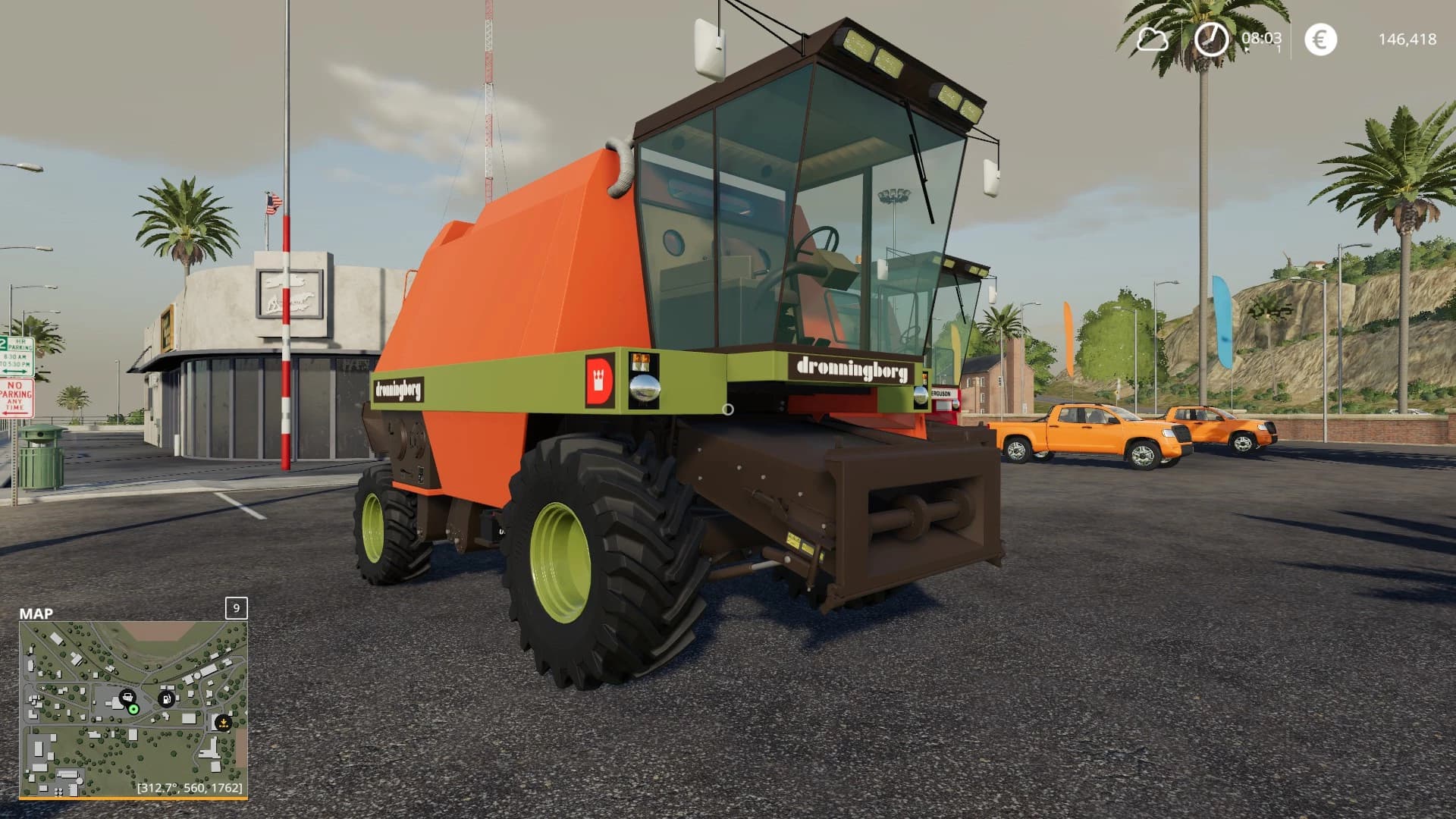 MASSEY FERGUSON MF27 / DRONINGBORG 7200 2