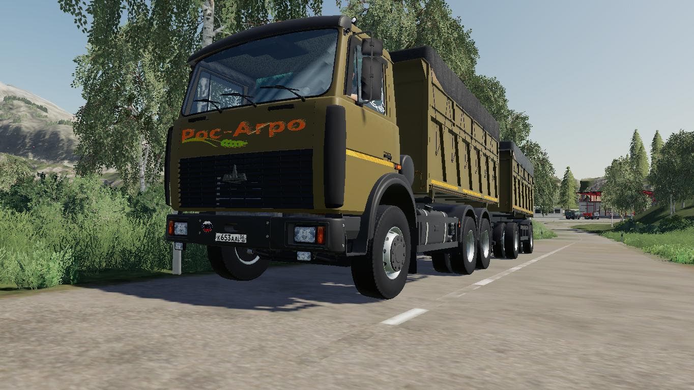 MAZ 5516A2 + TRAILER MAZ 856101 3