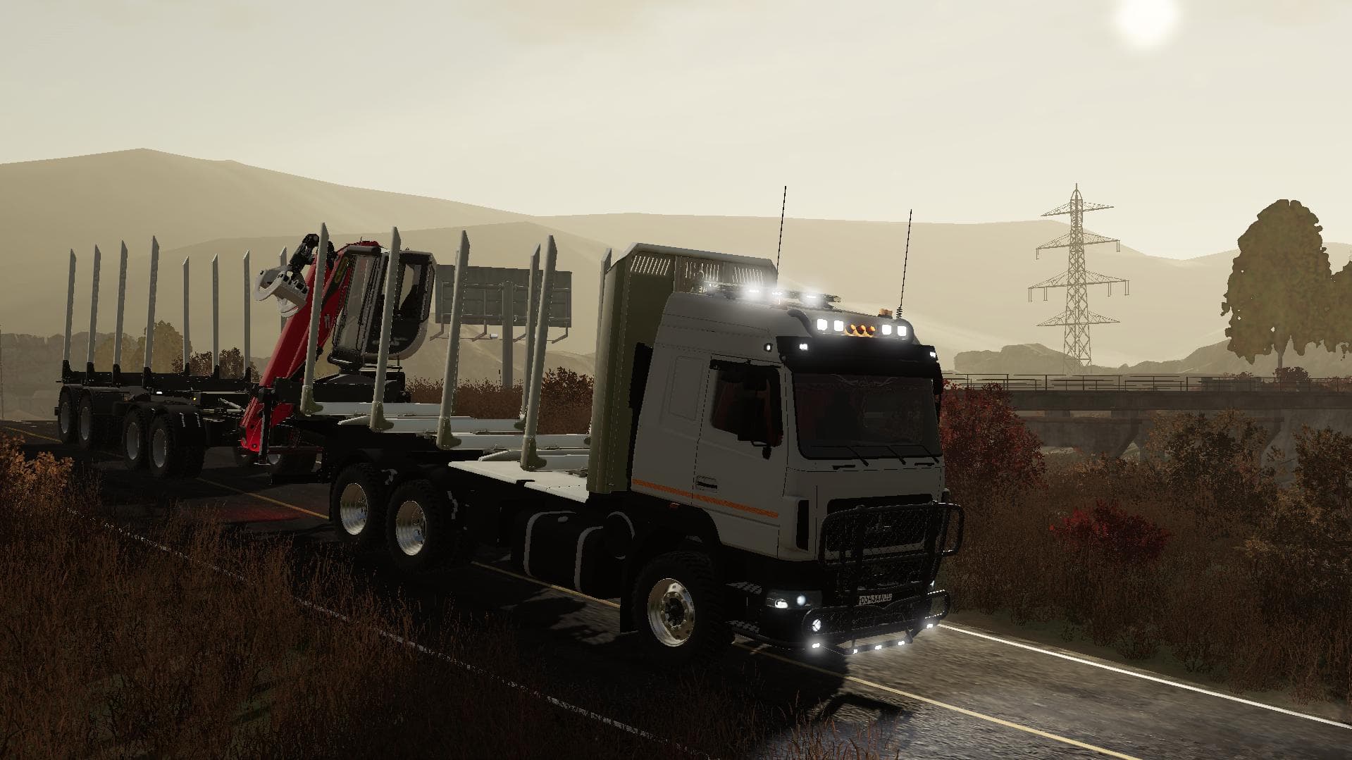 MAZ 631203 TIMBER TRUCK 3
