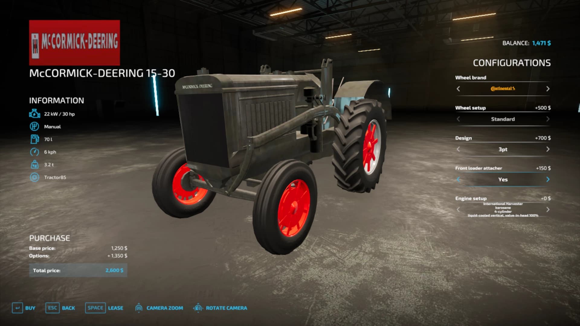 MCCORMICK DEERING 15-30 4