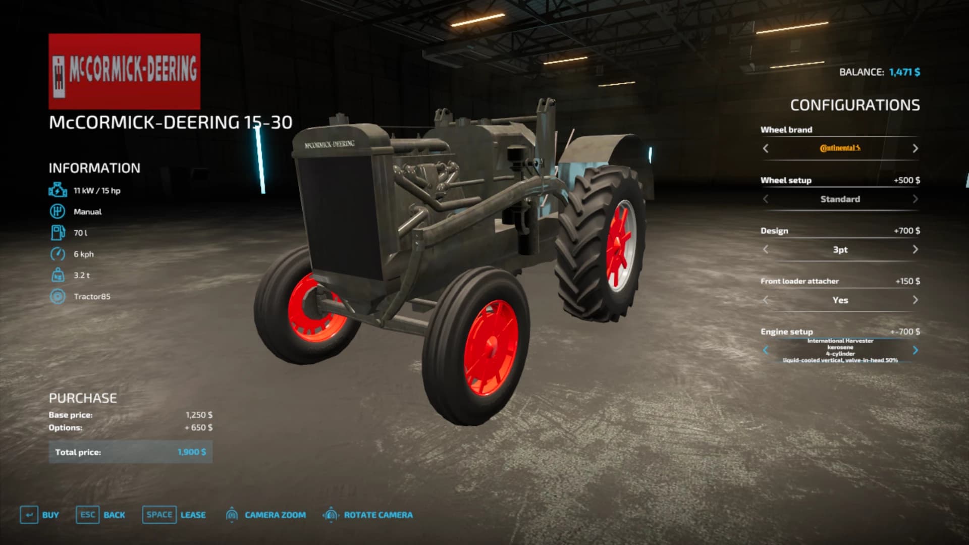 MCCORMICK DEERING 15-30 3
