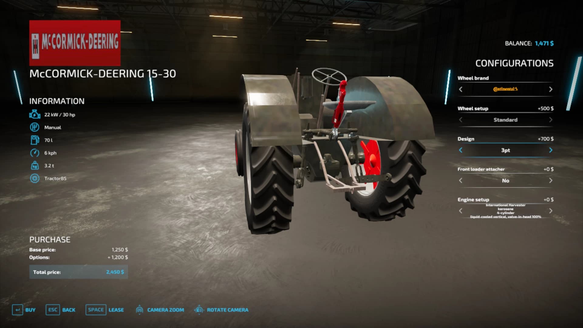 MCCORMICK DEERING 15-30 2