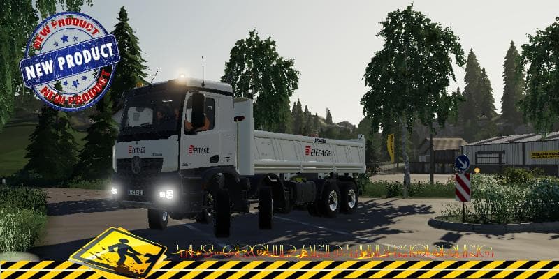 MERCEDES AROCS BENNE EIFFAGE 4