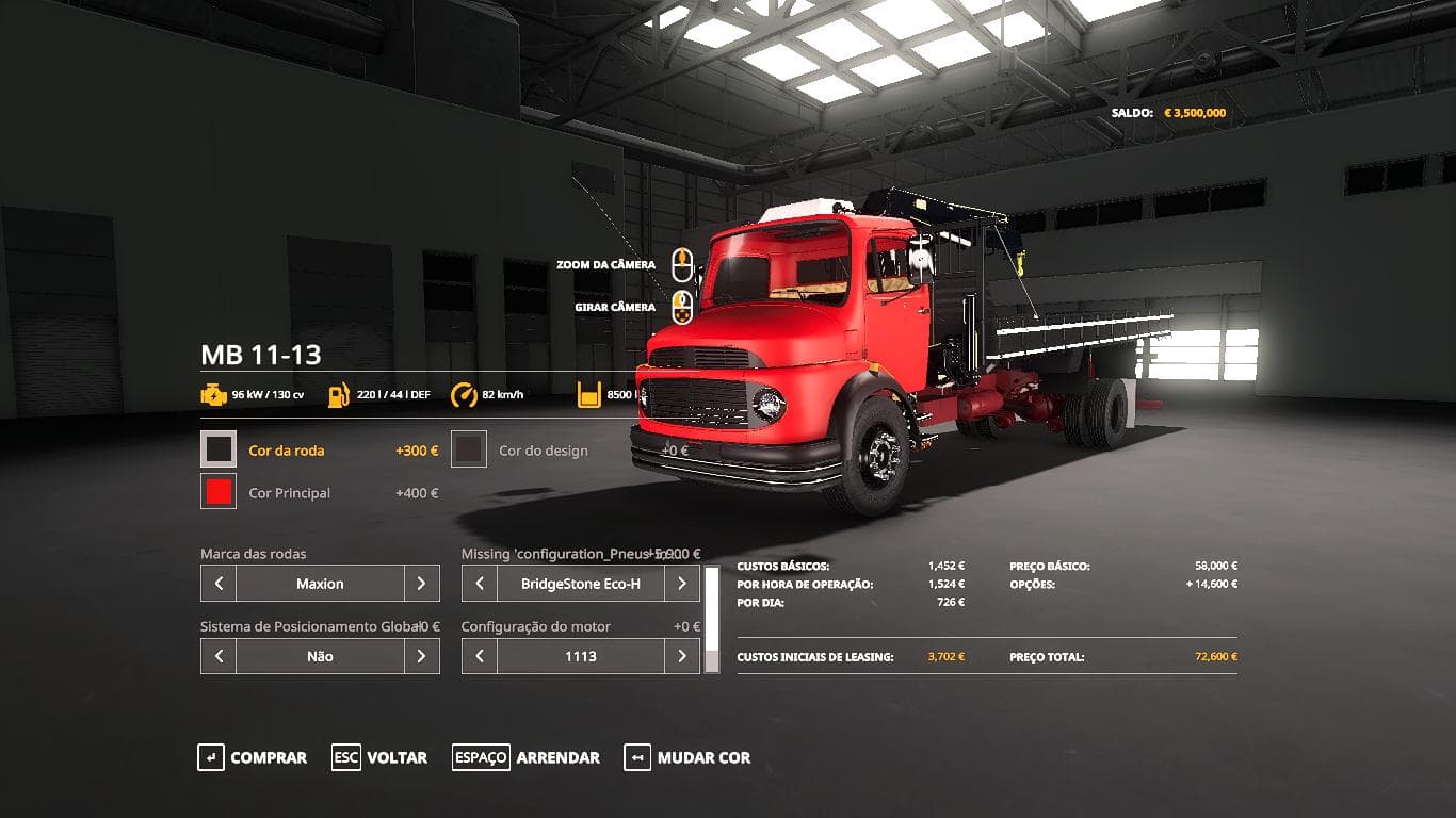 MERCEDES BENZ 1113 MUNK BETA
