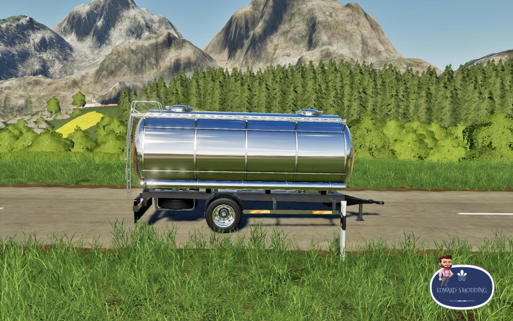 MERCEDES TANKER TRAILER FS19 4