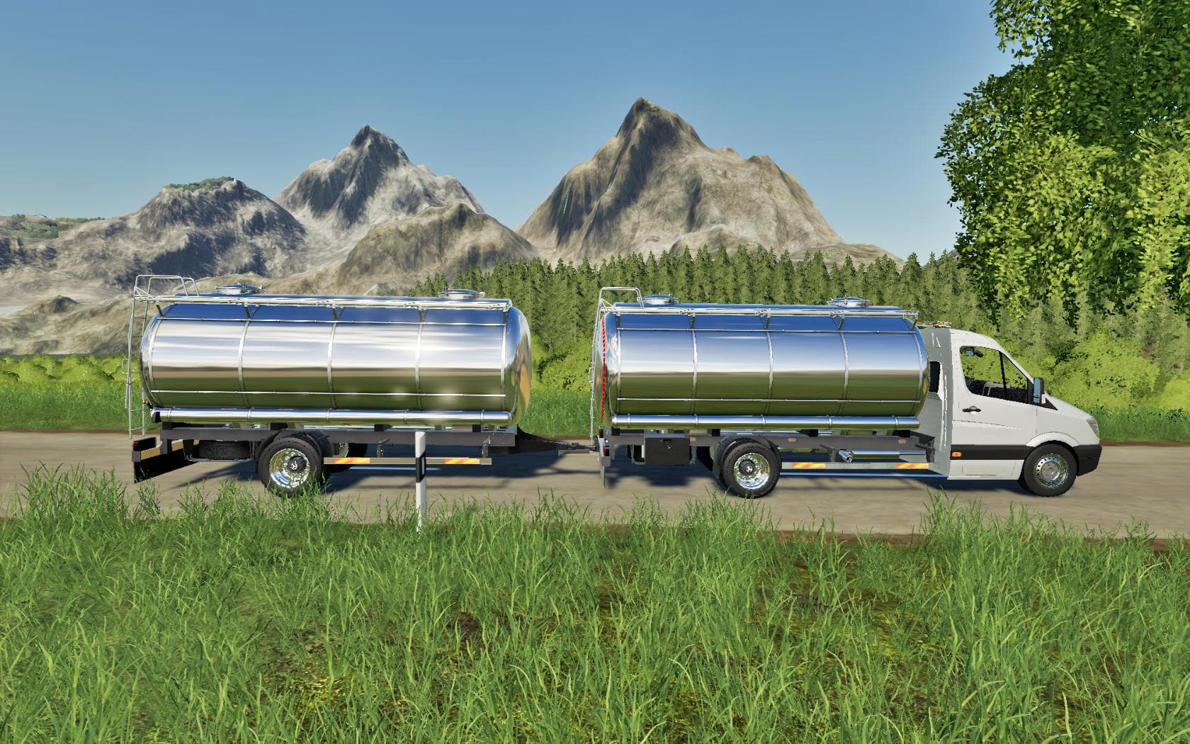 MERCEDES TANKER TRAILER FS19 3