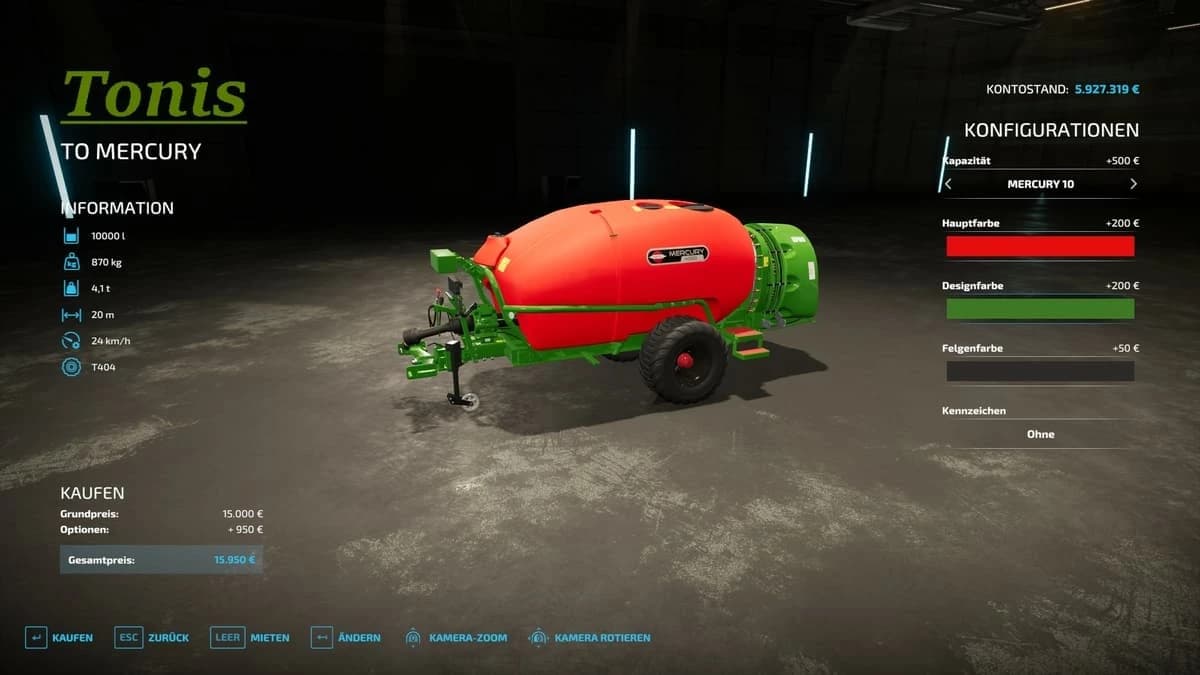 MERCURY WITH MORE CHOICES