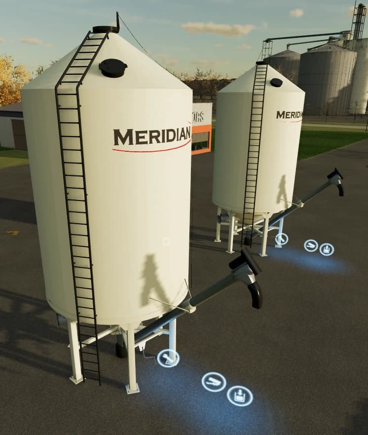 MERIDIAN SEED / FERT SILO'S W / AUGER