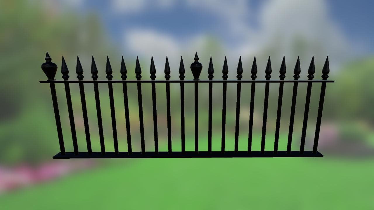 METAL FENCES PACK 4