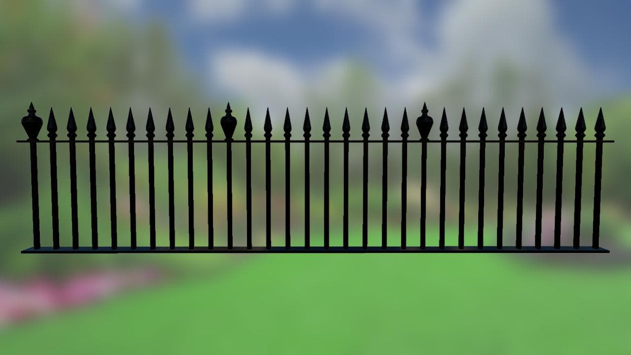 METAL FENCES PACK 2