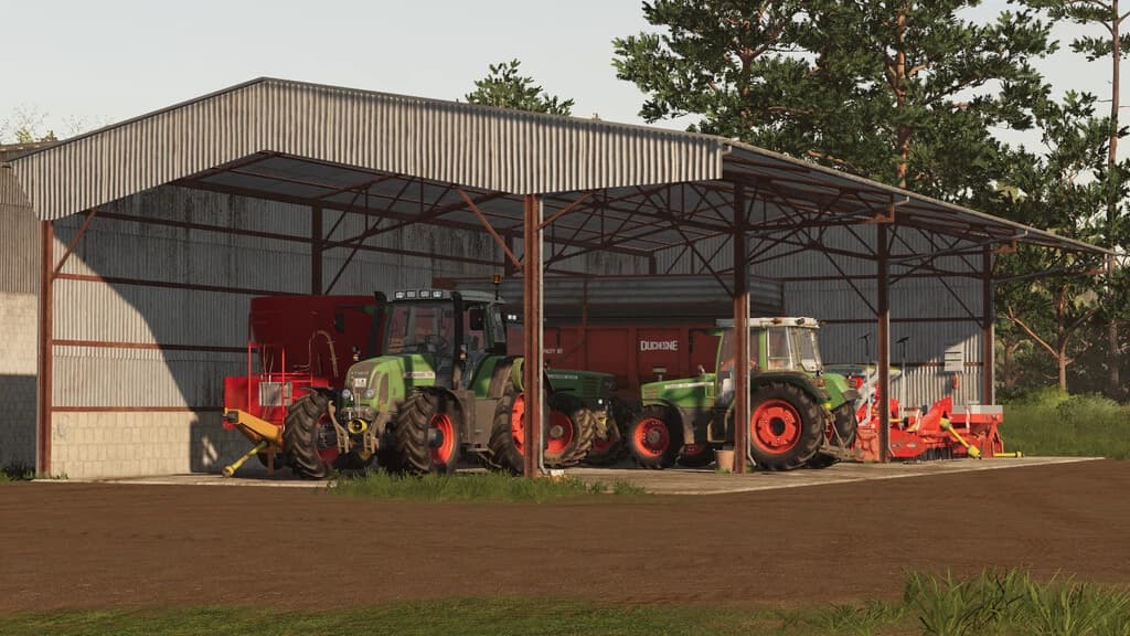METAL SHED 23X11M 2