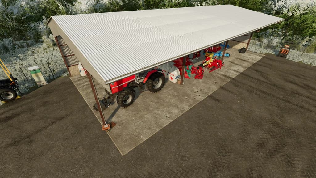 METAL SHED 23X11M