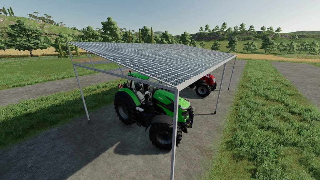 METAL SHED WITH SOLAR PANELS 4