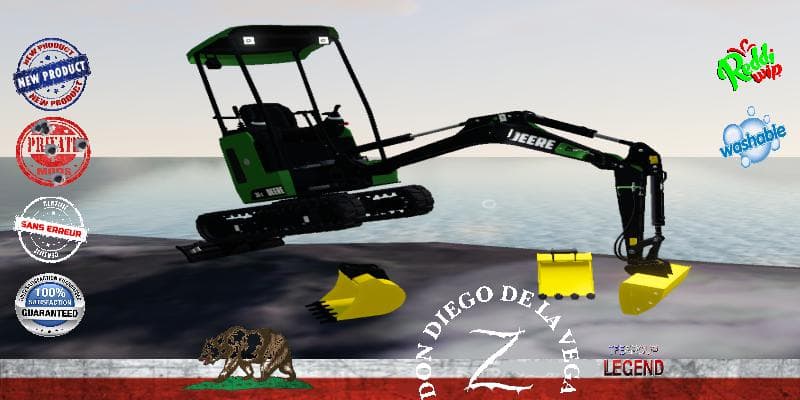 MINI EXCAVATOR DEERE 26C 3
