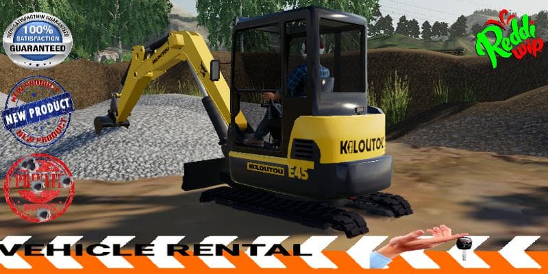 MINI EXCAVATOR KILOUTOU 3