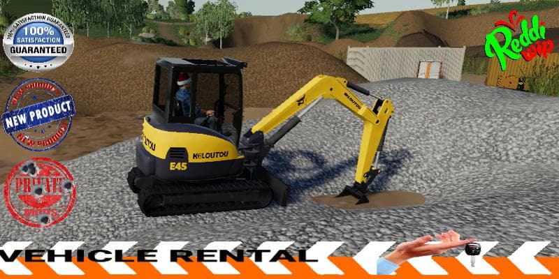 MINI EXCAVATOR KILOUTOU 2